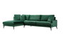 Atelier Del Sofa Sofá Esquinero Papira Corner CHL+3R Verde 283 x 180 x 90 cm